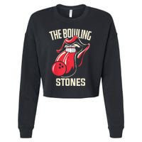 The Bowling Stones Bowling Cropped Pullover Crew