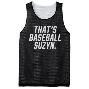 Thats Baseball Suzyn Mesh Reversible Basketball Jersey Tank