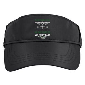 The Brotherly Shove No One Likes Us We Dont Care Eagles Adult Drive Performance Visor