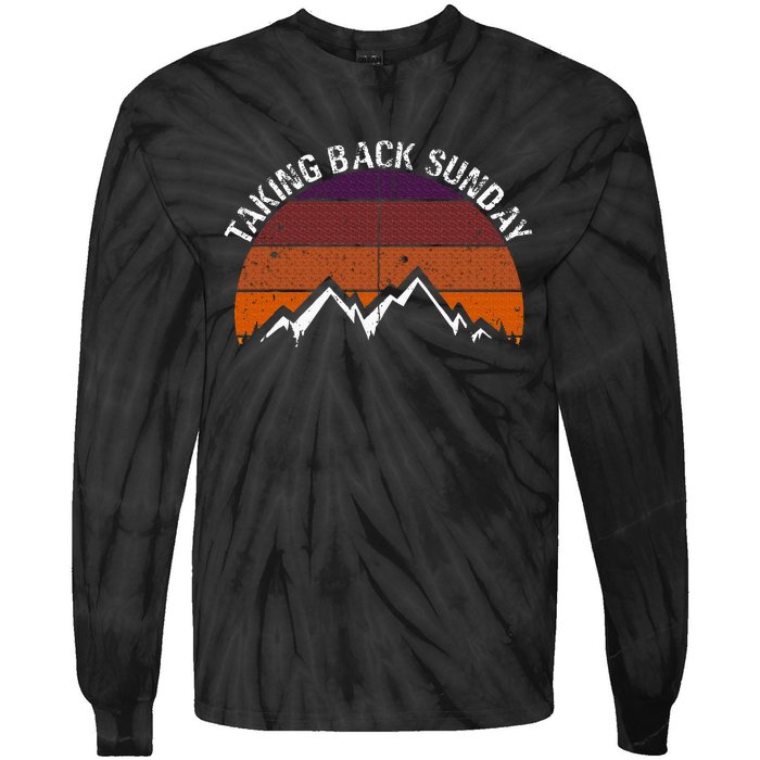 Taking Backs Sunday Ices Creams Sundaed Tie-Dye Long Sleeve Shirt