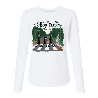 The Bootles Scabby Road Funny Halloween Womens Cotton Relaxed Long Sleeve T-Shirt