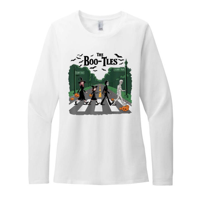 The Bootles Scabby Road Funny Halloween Womens CVC Long Sleeve Shirt