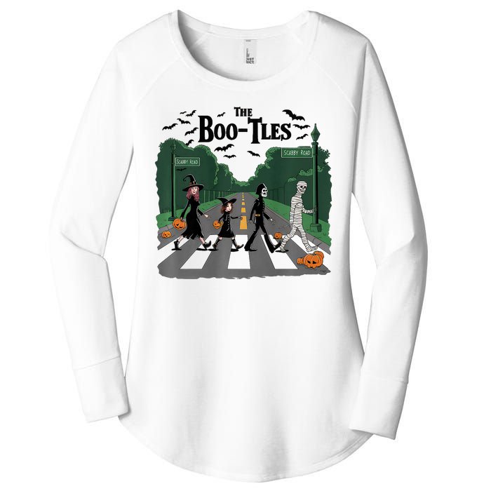 The Bootles Scabby Road Funny Halloween Women's Perfect Tri Tunic Long Sleeve Shirt