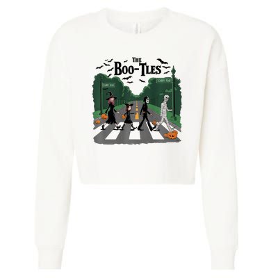 The Bootles Scabby Road Funny Halloween Cropped Pullover Crew