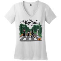 The Bootles Scabby Road Funny Halloween Women's V-Neck T-Shirt