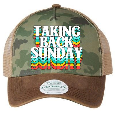 Taking Back Sunday Funny Legacy Tie Dye Trucker Hat
