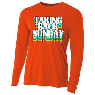 Taking Back Sunday Funny Cooling Performance Long Sleeve Crew