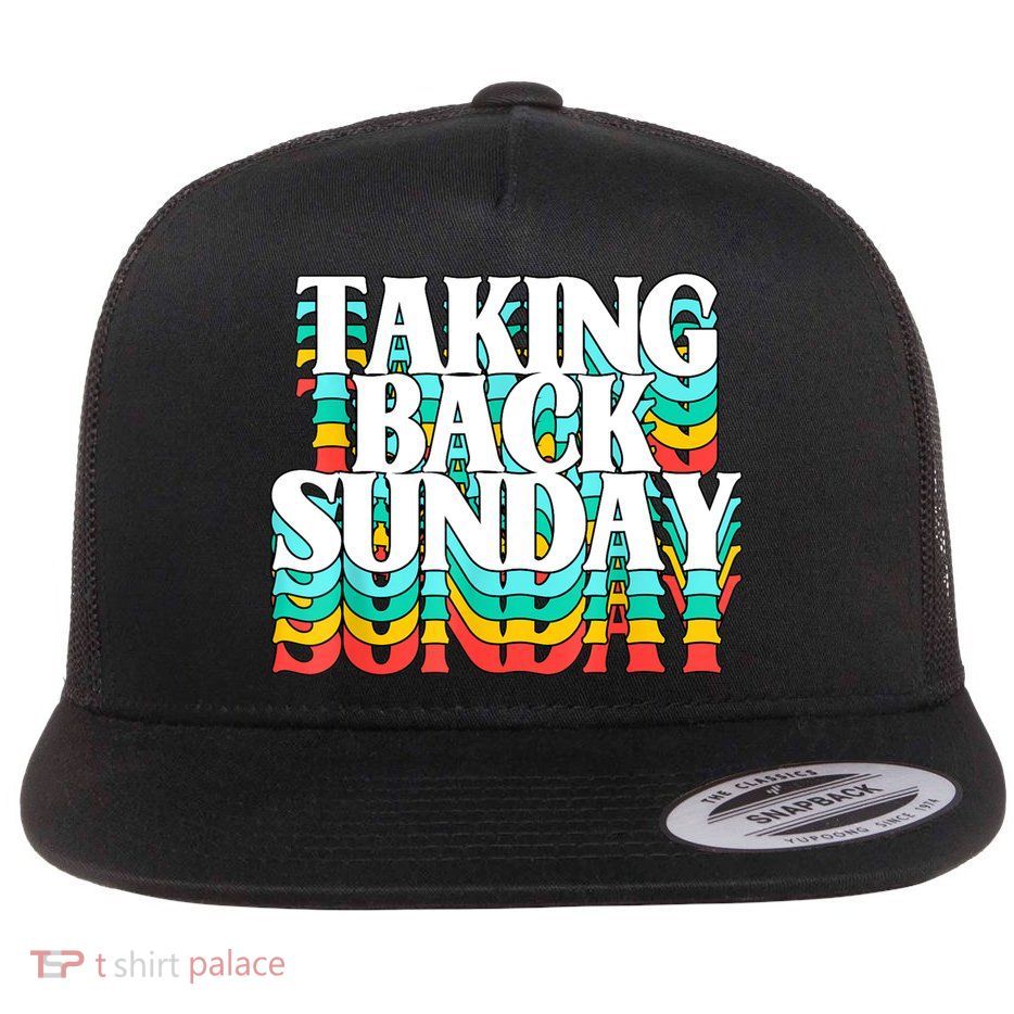Taking Back Sunday Funny Flat Bill Trucker Hat