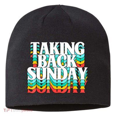 Taking Back Sunday Funny Sustainable Beanie
