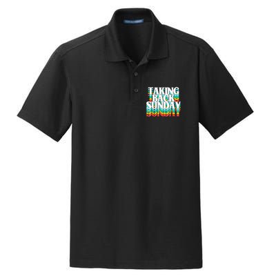 Taking Back Sunday Funny Dry Zone Grid Polo