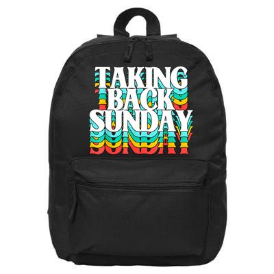 Taking Back Sunday Funny 16 in Basic Backpack