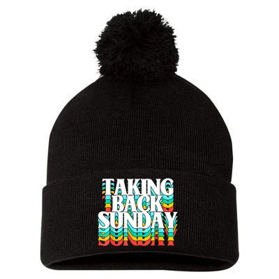 Taking Back Sunday Funny Pom Pom 12in Knit Beanie