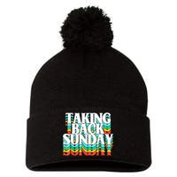 Taking Back Sunday Funny Pom Pom 12in Knit Beanie