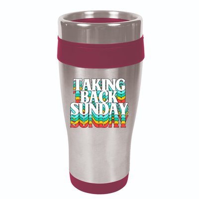 Taking Back Sunday Funny 16oz Travel Tumbler
