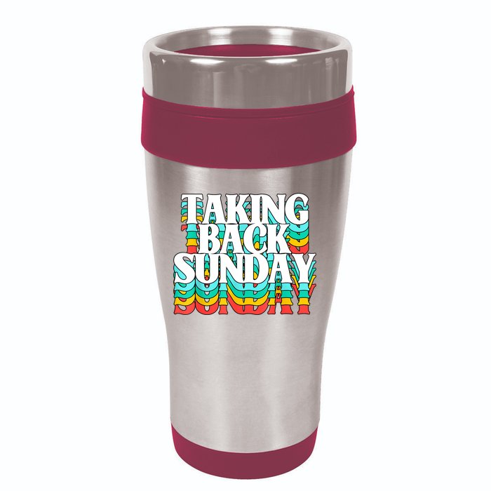 Taking Back Sunday Funny 16oz Travel Tumbler