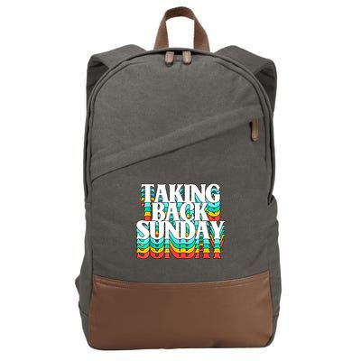 Taking Back Sunday Funny Cotton Canvas Backpack