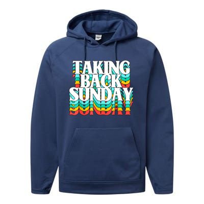 Taking Back Sunday Funny Performance Fleece Hoodie