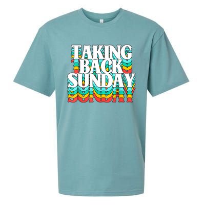 Taking Back Sunday Funny Sueded Cloud Jersey T-Shirt