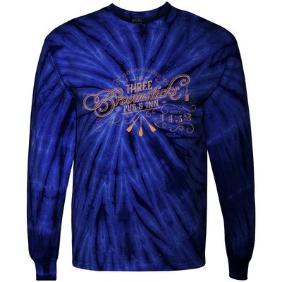 Three Broom Sticks Tie-Dye Long Sleeve Shirt