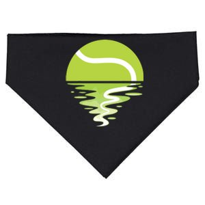 Tennis Ball Sunset Tennis Player USA-Made Doggie Bandana