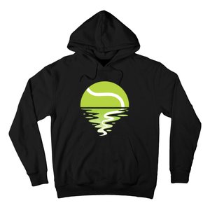 Tennis Ball Sunset Tennis Player Hoodie