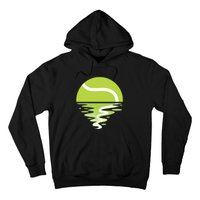 Tennis Ball Sunset Tennis Player Hoodie