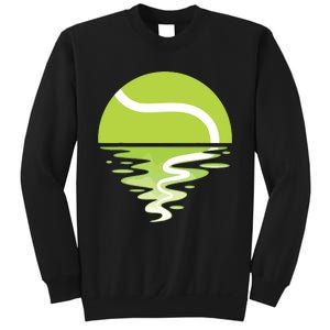 Tennis Ball Sunset Tennis Player Sweatshirt