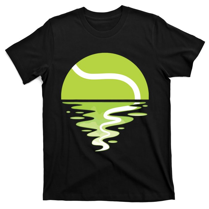 Tennis Ball Sunset Tennis Player T-Shirt