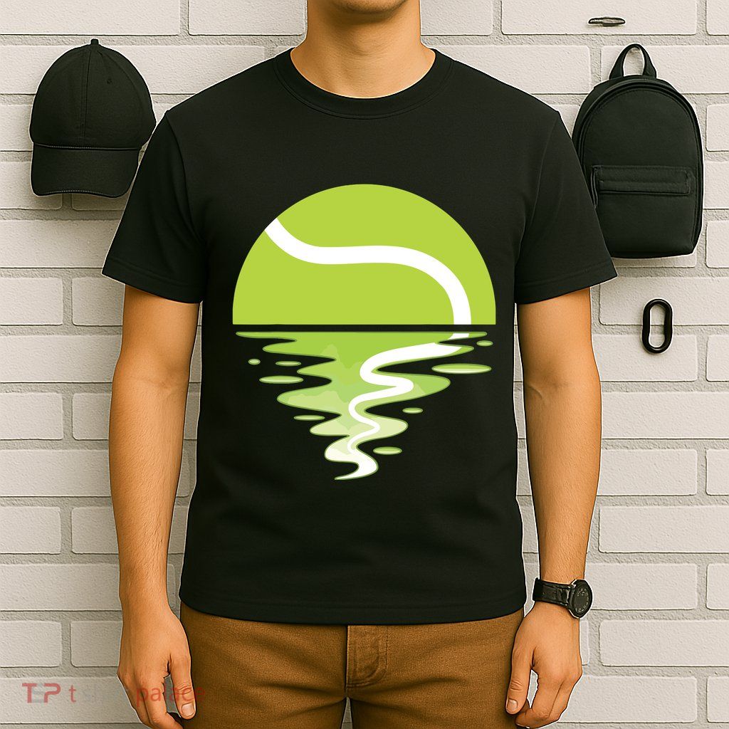 Tennis Ball Sunset Tennis Player T-Shirt