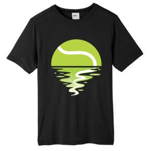 Tennis Ball Sunset Tennis Player Tall Fusion ChromaSoft Performance T-Shirt