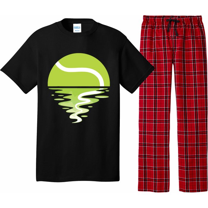 Tennis Ball Sunset Tennis Player Pajama Set