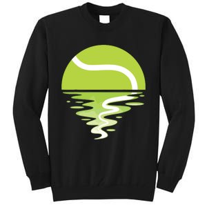 Tennis Ball Sunset Tennis Player Tall Sweatshirt