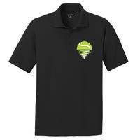 Tennis Ball Sunset Tennis Player PosiCharge RacerMesh Polo