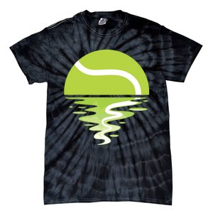 Tennis Ball Sunset Tennis Player Tie-Dye T-Shirt