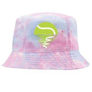 Tennis Ball Sunset Tennis Player Tie-Dyed Bucket Hat