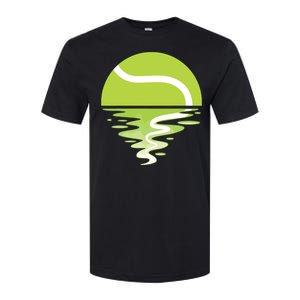 Tennis Ball Sunset Tennis Player Softstyle CVC T-Shirt