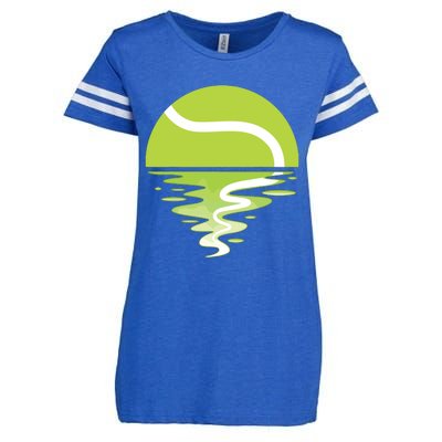 Tennis Ball Sunset Tennis Player Enza Ladies Jersey Football T-Shirt