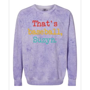 That's Baseball Suzyn Apparel Colorblast Crewneck Sweatshirt