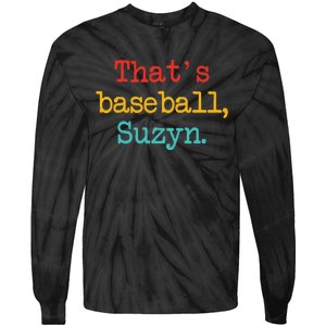 That's Baseball Suzyn Apparel Tie-Dye Long Sleeve Shirt