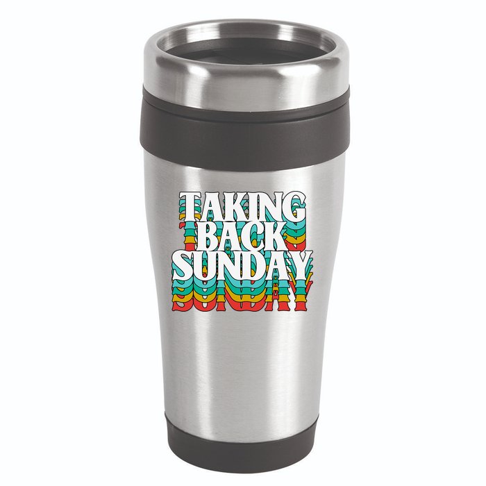 Taking Back Sunday Weekend Funny Retro 16oz Travel Tumbler