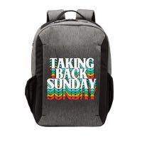 Taking Back Sunday Weekend Funny Retro Vector Backpack