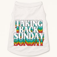 Taking Back Sunday Weekend Funny Retro Doggie Tank