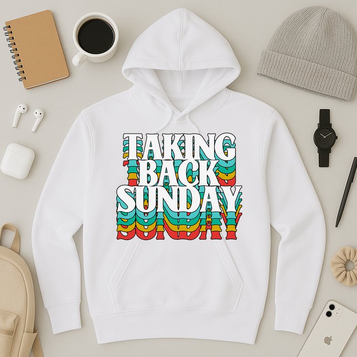 Taking Back Sunday Weekend Funny Retro Hoodie