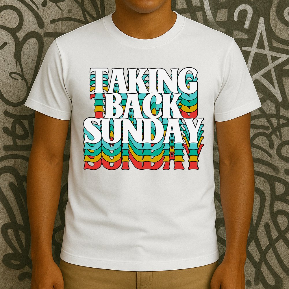 Taking Back Sunday Weekend Funny Retro T-Shirt