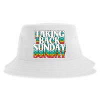 Taking Back Sunday Weekend Funny Retro Sustainable Bucket Hat