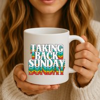 Taking Back Sunday Weekend Funny Retro Mug