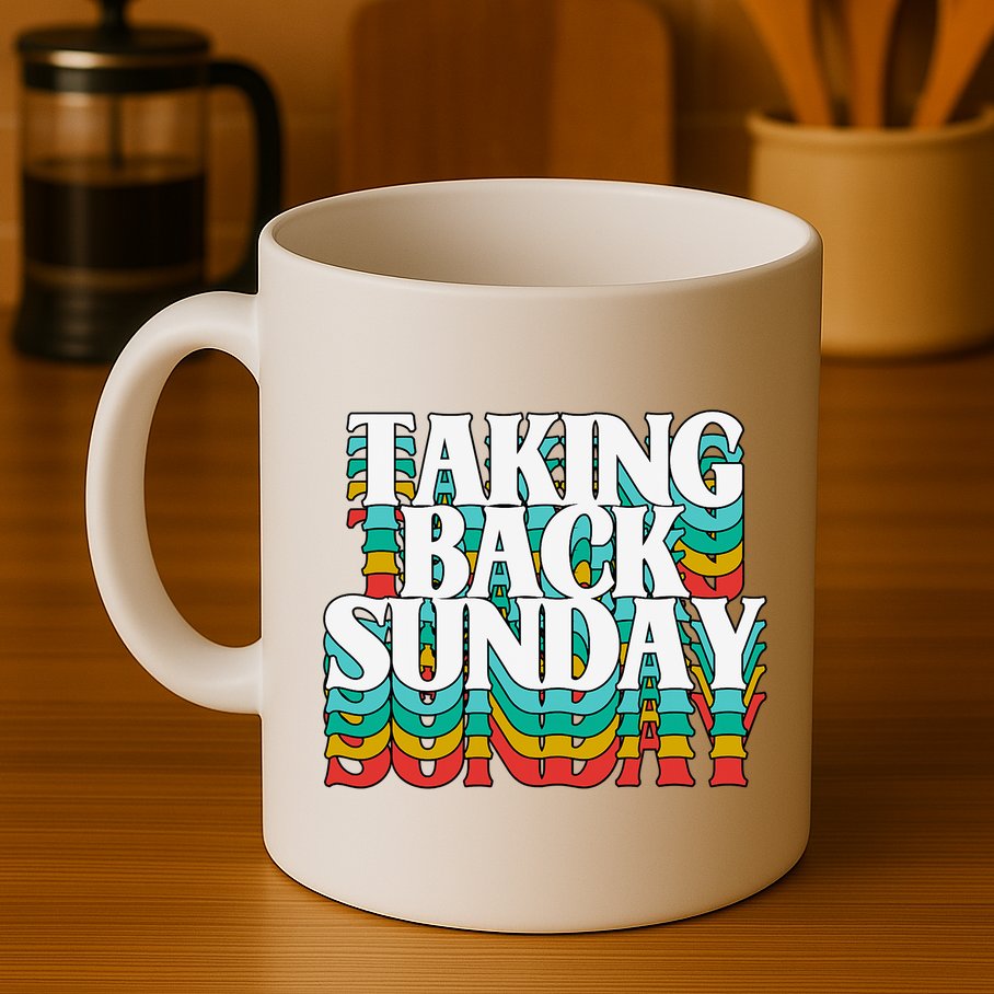 Taking Back Sunday Weekend Funny Retro Mug