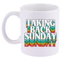 Taking Back Sunday Weekend Funny Retro 11oz C Handle Ceramic Mug