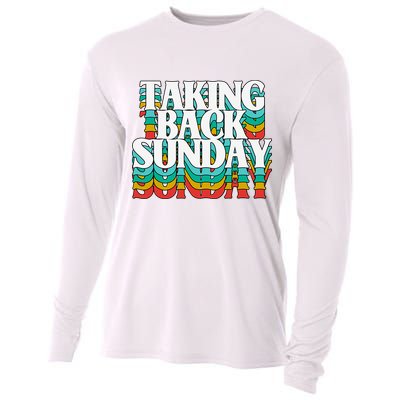 Taking Back Sunday Weekend Funny Retro Cooling Performance Long Sleeve Crew