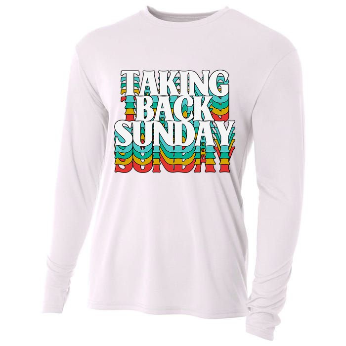 Taking Back Sunday Weekend Funny Retro Cooling Performance Long Sleeve Crew